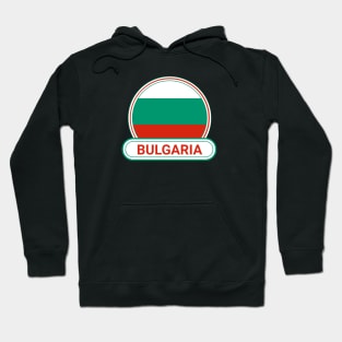 Bulgaria Country Badge - Bulgaria Flag Hoodie